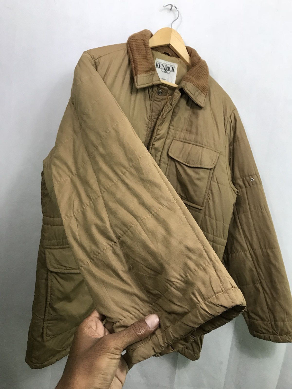 Japanese Brand Kenjack Down Quilted Jacket Made In Japan Size US L / EU 52-54 / 3 - 7 Thumbnail