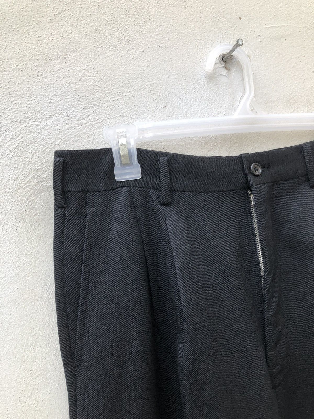 Comme des Garcons Homme × Vintage RARE!!! Vintage 1988 CDGH AD1988 Black Wool Trouser Pant Size US 32 / EU 48 - 3 Thumbnail