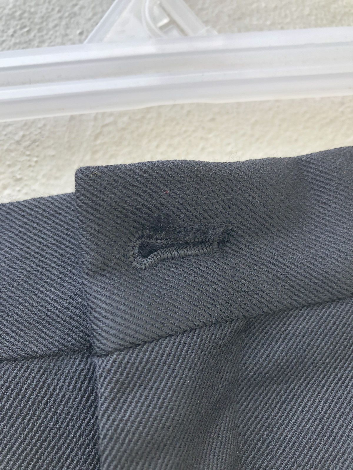 Comme des Garcons Homme × Vintage RARE!!! Vintage 1988 CDGH AD1988 Black Wool Trouser Pant Size US 32 / EU 48 - 4 Thumbnail