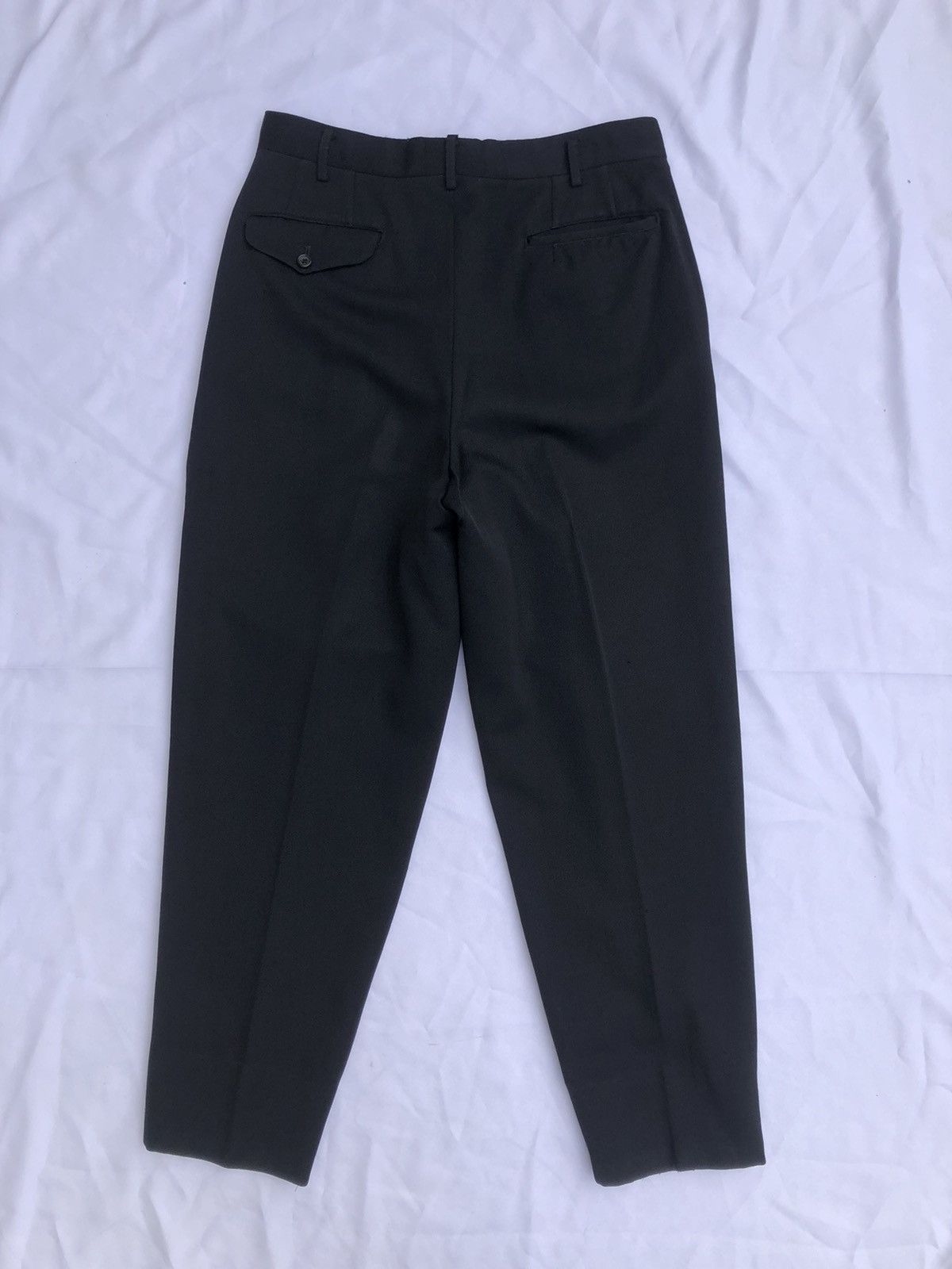 Comme des Garcons Homme × Vintage RARE!!! Vintage 1988 CDGH AD1988 Black Wool Trouser Pant Size US 32 / EU 48 - 23 Thumbnail