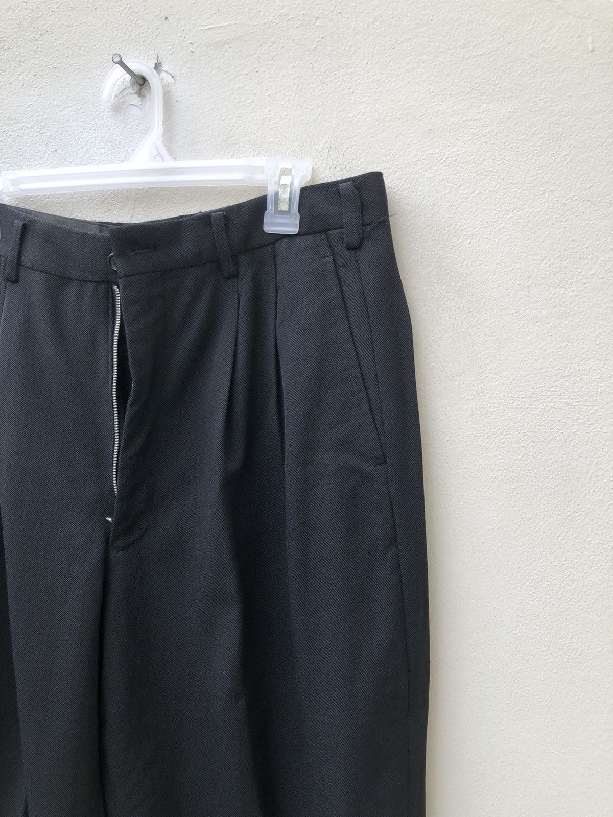Comme des Garcons Homme × Vintage RARE!!! Vintage 1988 CDGH AD1988 Black Wool Trouser Pant Size US 32 / EU 48 - 8 Thumbnail