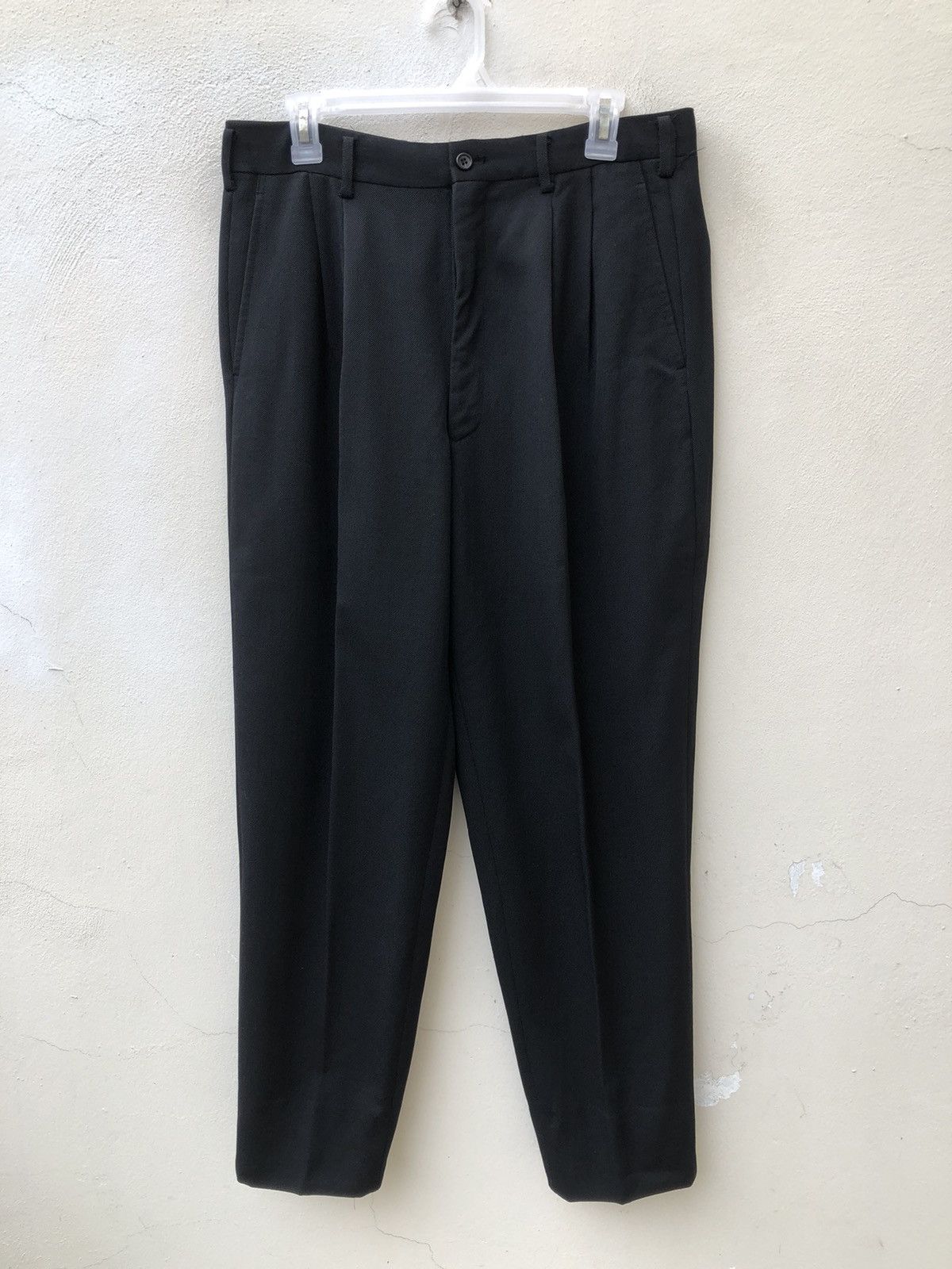 RARE!!! Vintage 1988 CDGH AD1988 Black Wool Trouser Pant