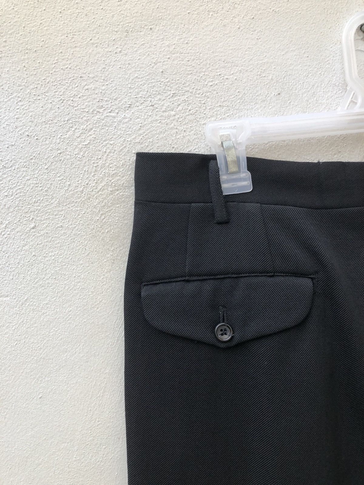 Comme des Garcons Homme × Vintage RARE!!! Vintage 1988 CDGH AD1988 Black Wool Trouser Pant Size US 32 / EU 48 - 15 Thumbnail