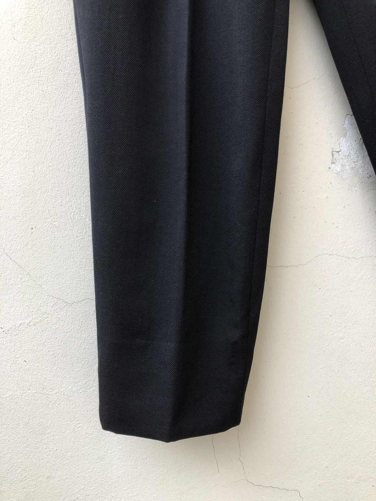 Comme des Garcons Homme × Vintage RARE!!! Vintage 1988 CDGH AD1988 Black Wool Trouser Pant Size US 32 / EU 48 - 7 Thumbnail