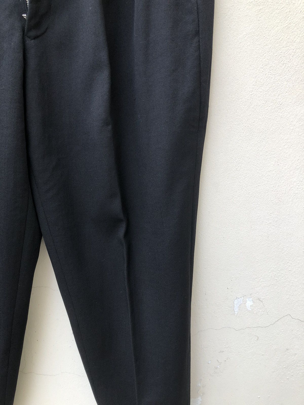 Comme des Garcons Homme × Vintage RARE!!! Vintage 1988 CDGH AD1988 Black Wool Trouser Pant Size US 32 / EU 48 - 11 Thumbnail