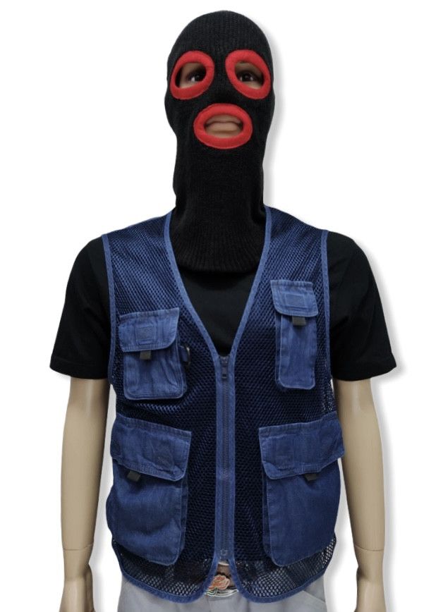 Comme des Garcons × Undercover ABURAYSIA Utility Tactical Multipocket Cargo Mesh Vest Size US M / EU 48-50 / 2 - 3 Thumbnail