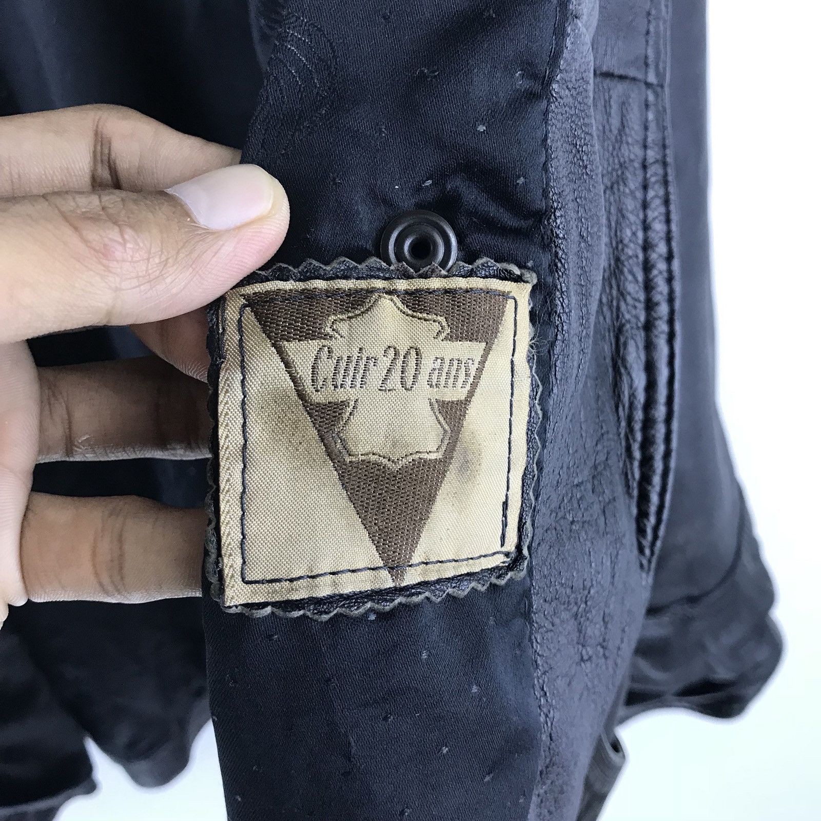 Genuine Leather Cuir 20 Ans Genuine Leather Jacket Size US L / EU 52-54 / 3 - 12 Thumbnail
