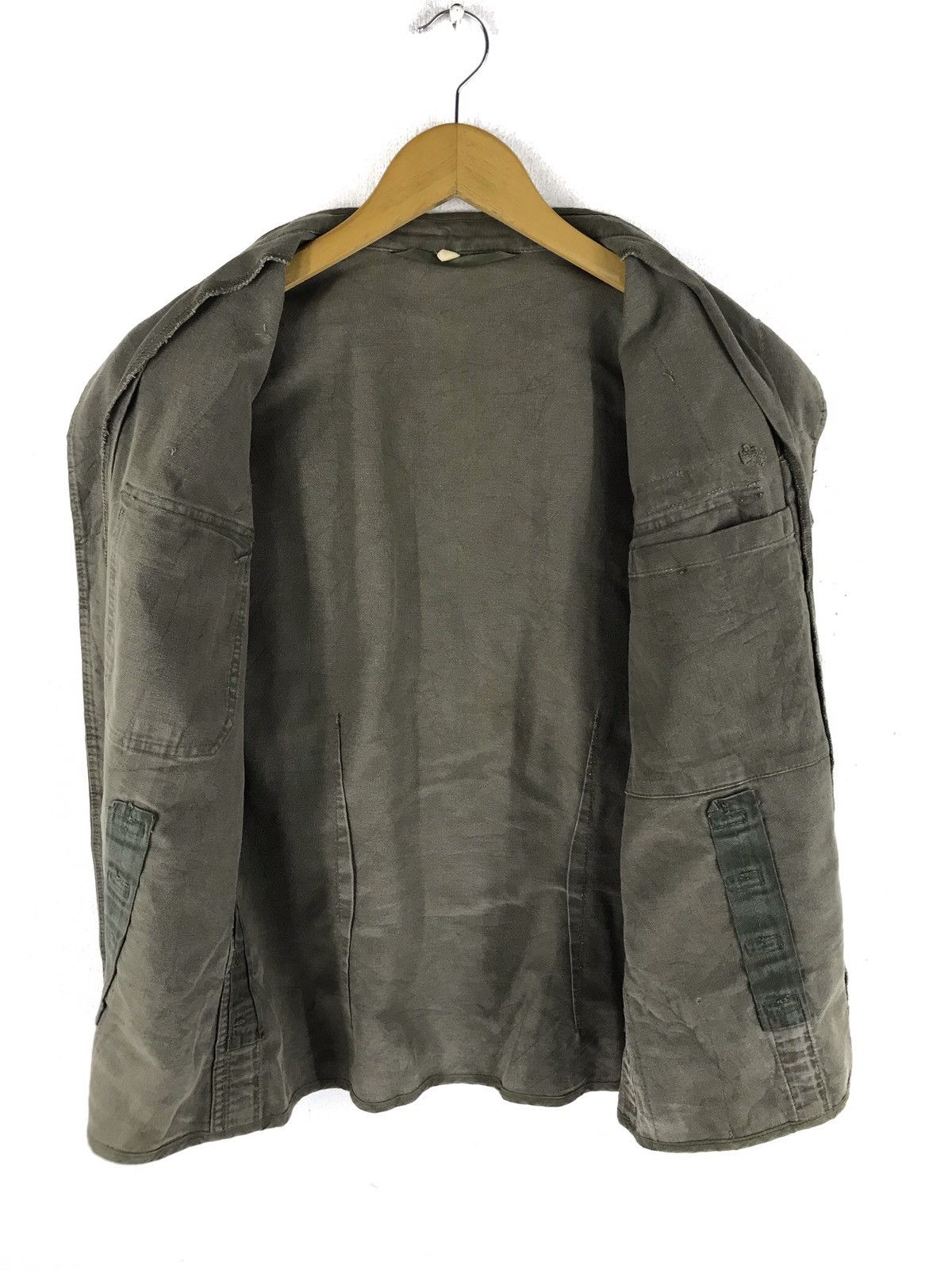 Vintage Vest air force utility pocket parachute indigo jacket Size US L / EU 52-54 / 3 - 9 Thumbnail