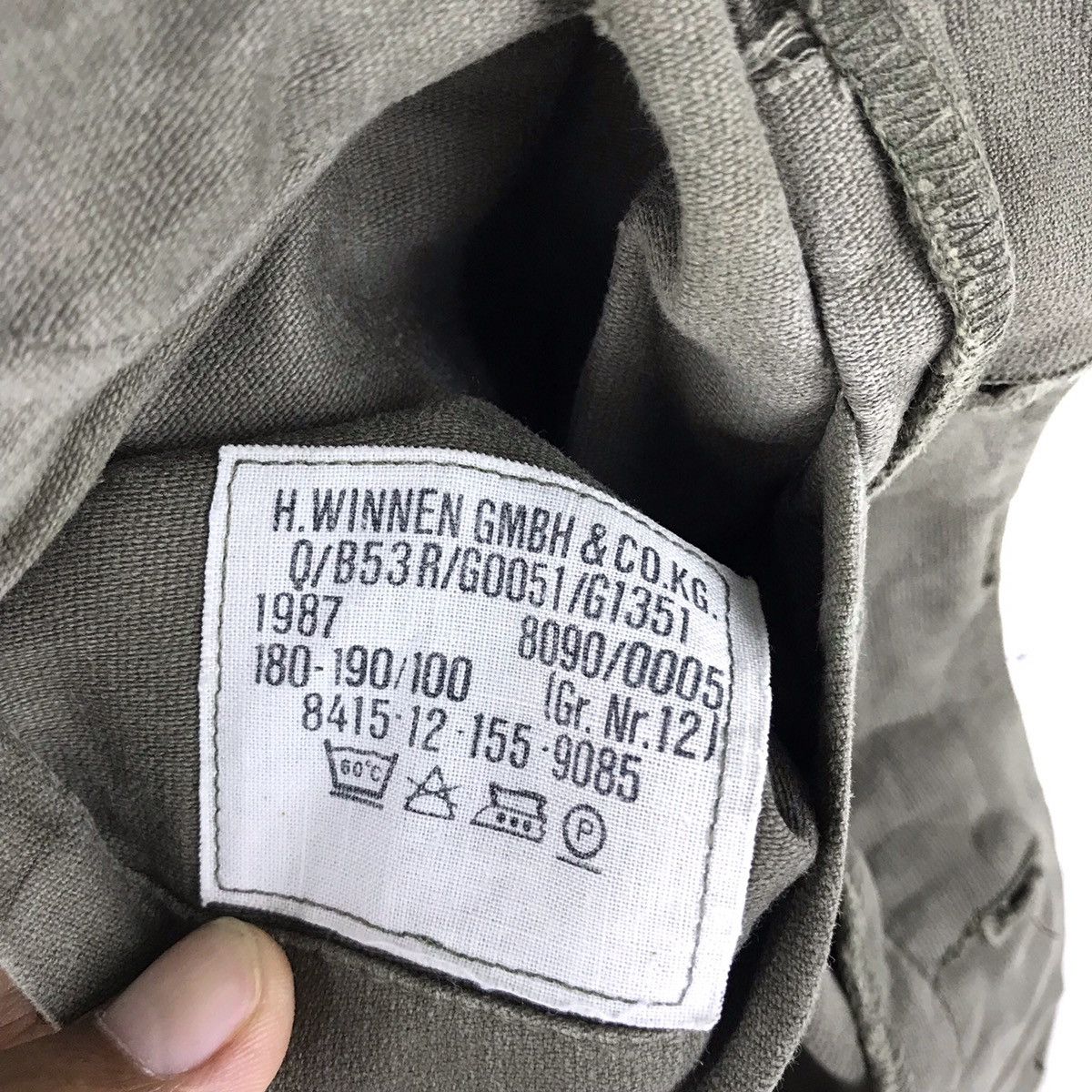 Vintage Vest air force utility pocket parachute indigo jacket Size US L / EU 52-54 / 3 - 14 Thumbnail
