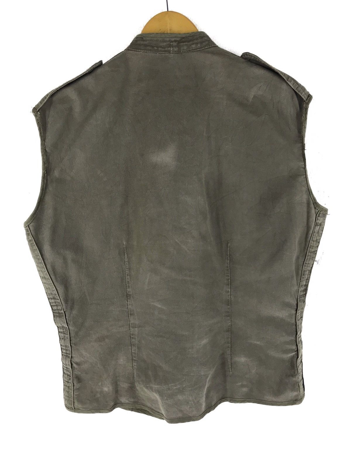 Vintage Vest air force utility pocket parachute indigo jacket Size US L / EU 52-54 / 3 - 10 Thumbnail