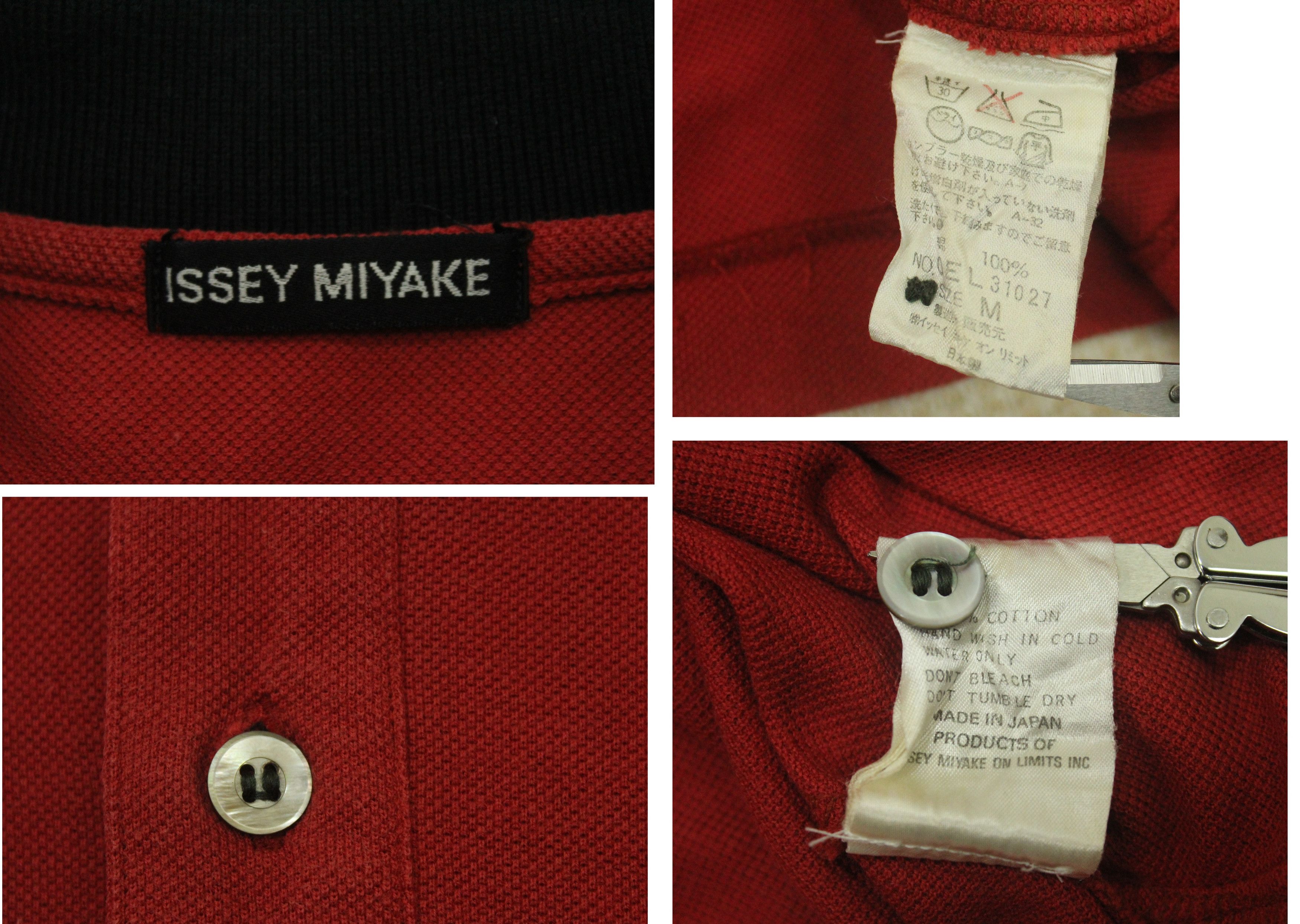 ISSEY MIYAKE Shirt Polos Vintage Long Sleeve M-L