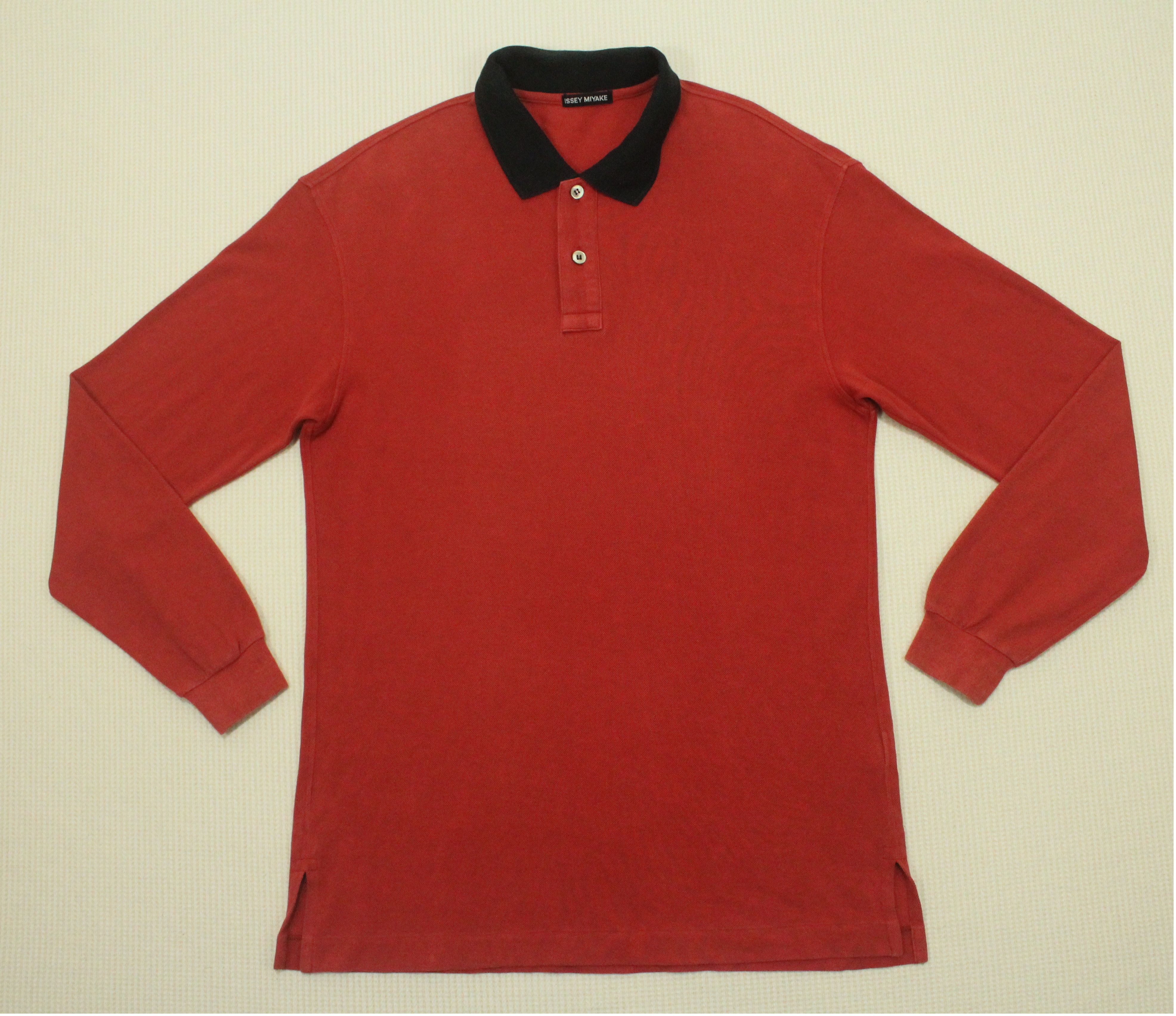 ISSEY MIYAKE Shirt Polos Vintage Long Sleeve M-L