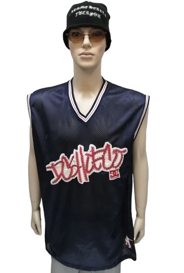 DC DC ShoeCo USA Skateboard Sleeve less Shirt Size US XL / EU 56 / 4 - 2 Thumbnail