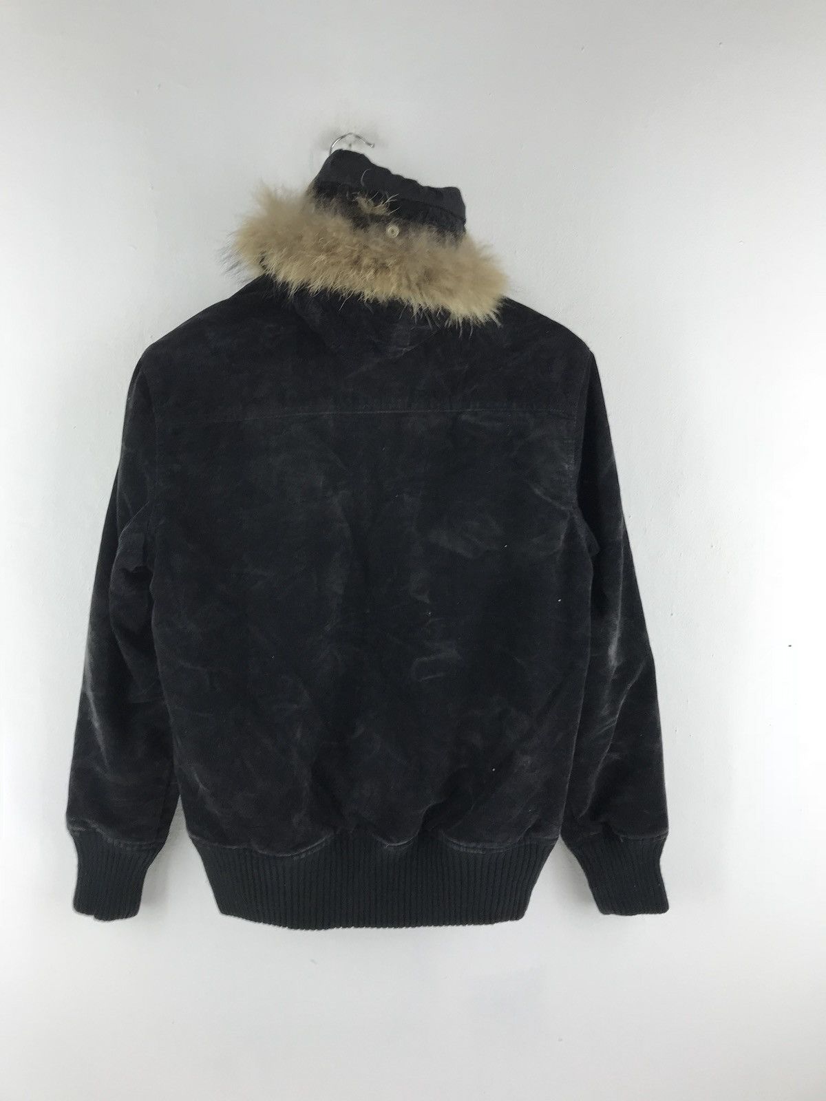 Japanese Brand Alex Design Wear Velvet Fur Hooded Jacket Size US M / EU 48-50 / 2 - 4 Thumbnail