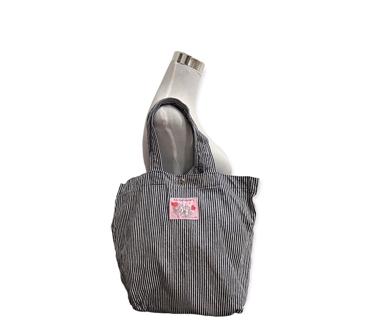 Vintage Manhattaners Stripe Design ToteBag Size ONE SIZE - 1 Thumbnail