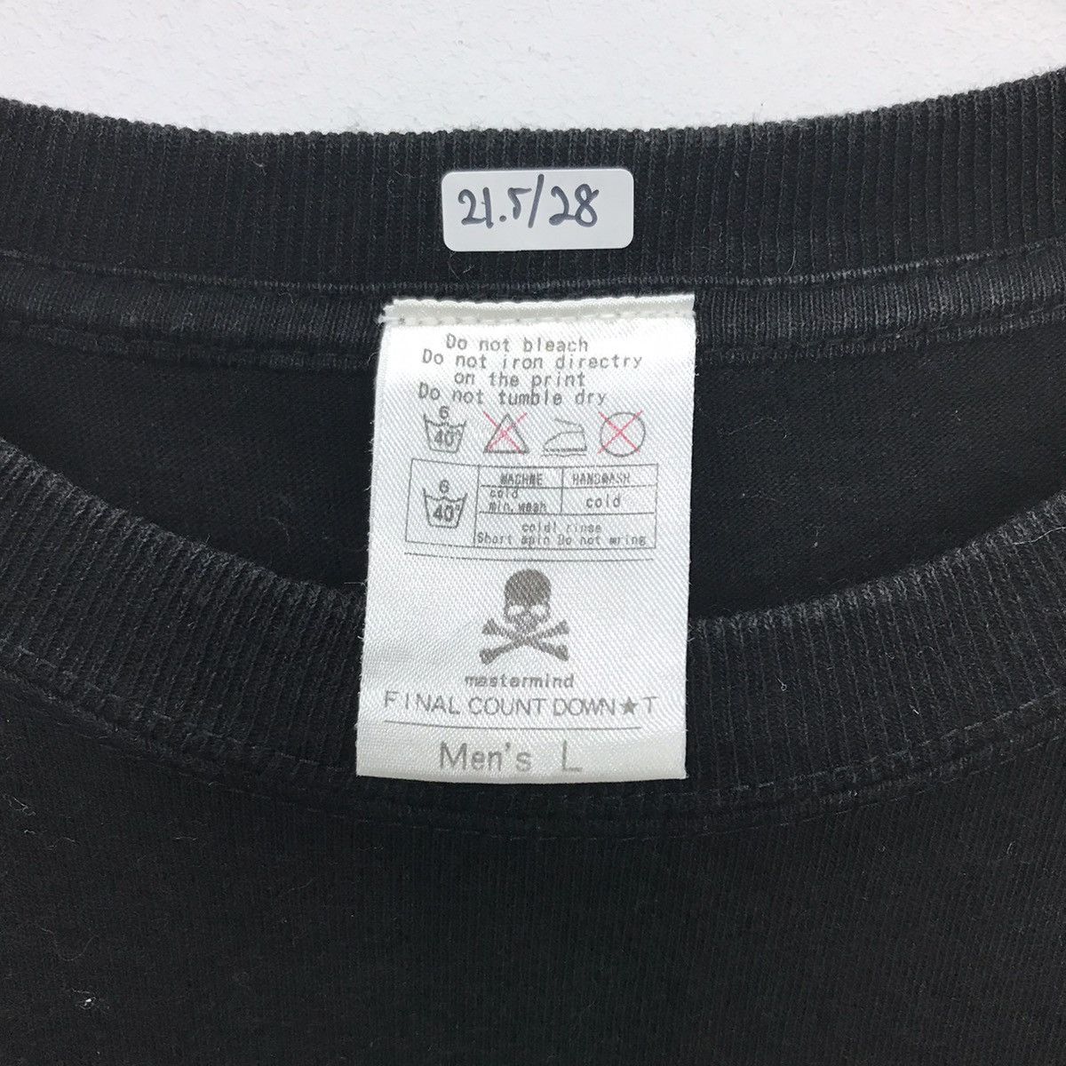 Japanese Brand × Mastermind Japan Rare!! Peace Mastermind Spell Out Skull tee Size US L / EU 52-54 / 3 - 11 Thumbnail