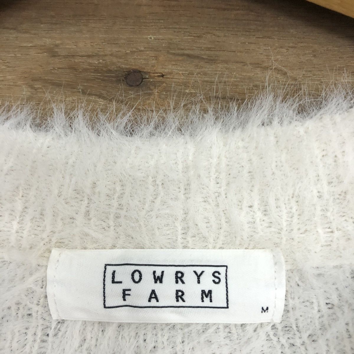 Homespun Knitwear Lowrys Farm White Mohair Fur Shag Shaggy Knitwear #c1170 Size M / US 6-8 / IT 42-44 - 10 Thumbnail