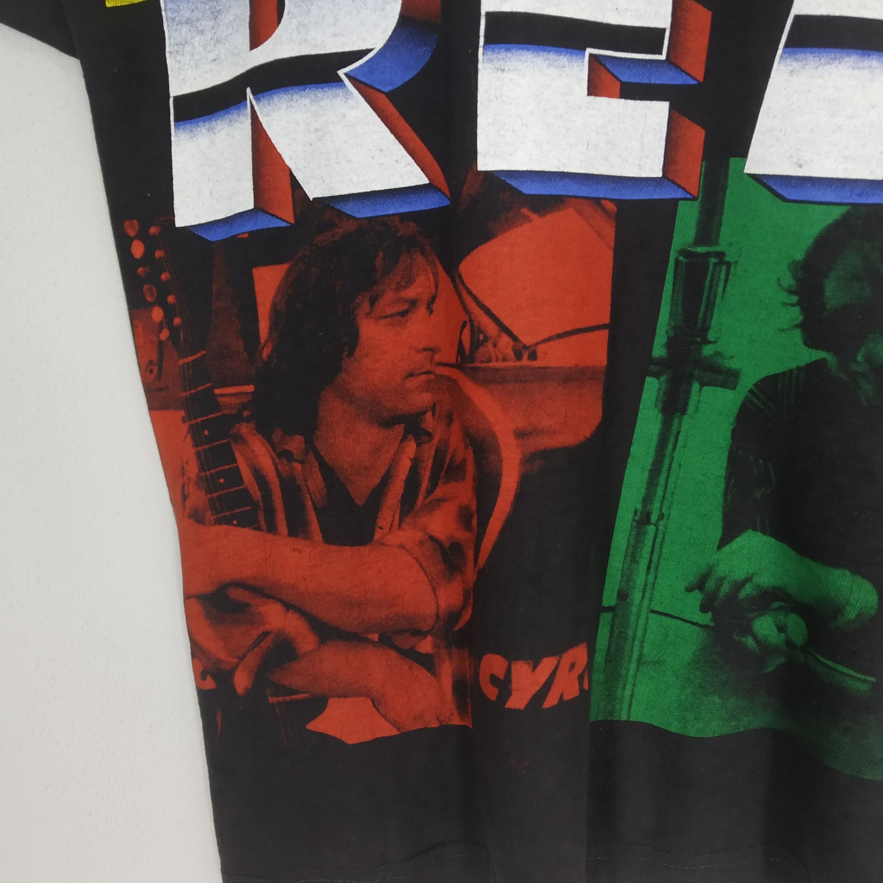 Band Tees Vintage 90s REM American Alternative Rock Band Overprinted Size US L / EU 52-54 / 3 - 8 Thumbnail