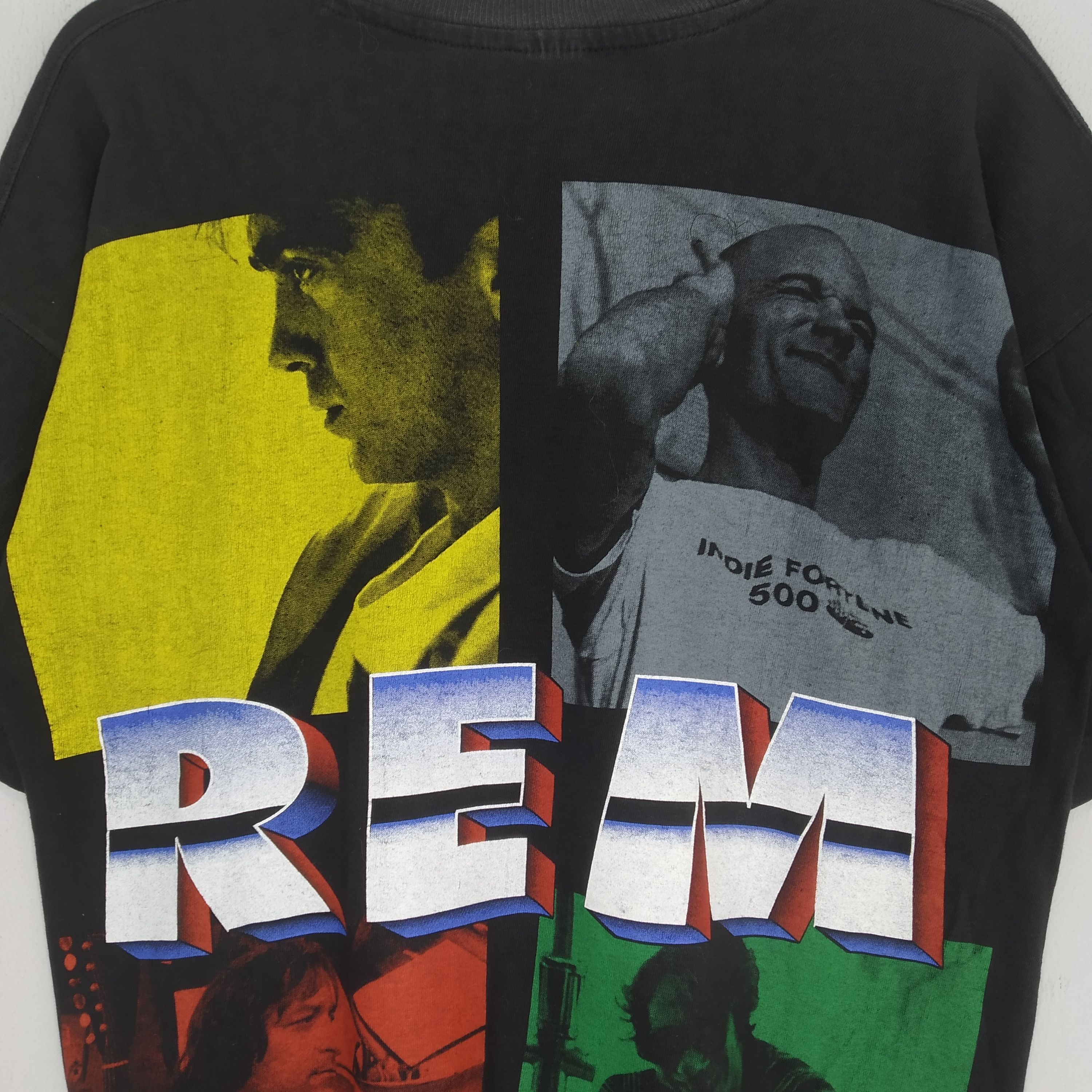 Band Tees Vintage 90s REM American Alternative Rock Band Overprinted Size US L / EU 52-54 / 3 - 7 Thumbnail