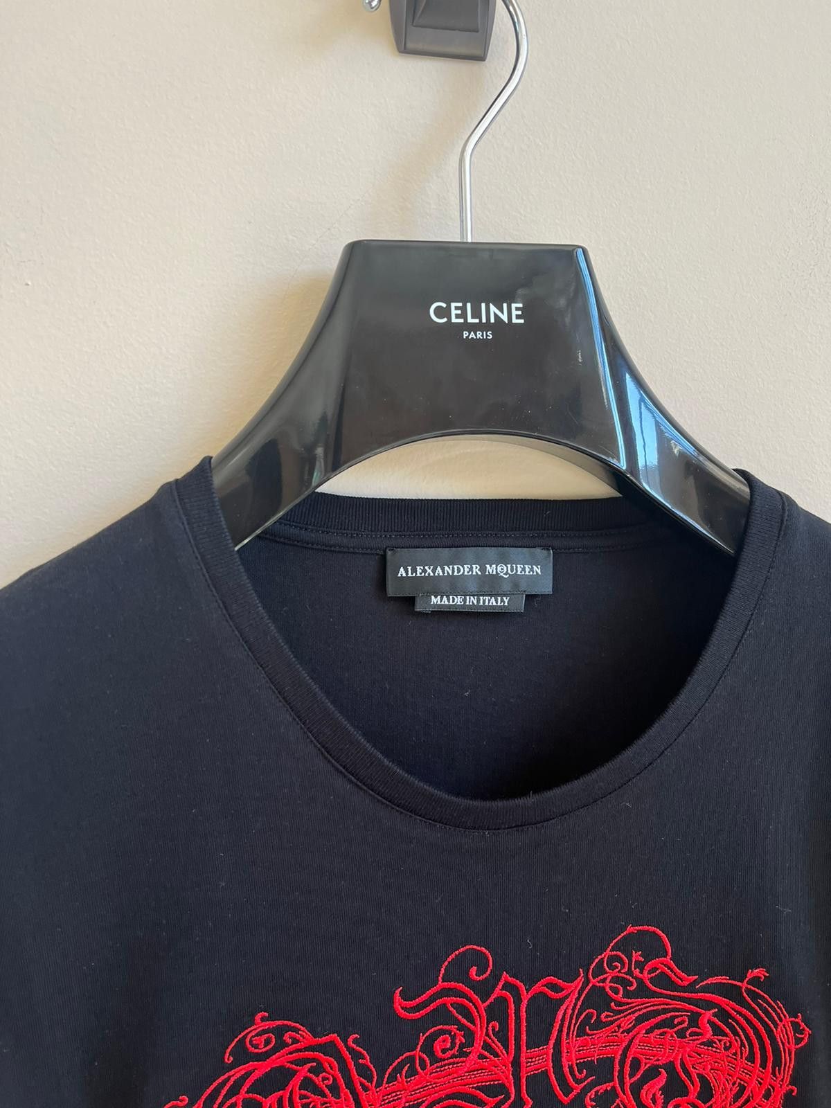 Alexander McQueen T-Shirt in Black Color Size US S / EU 44-46 / 1 - 4 Thumbnail