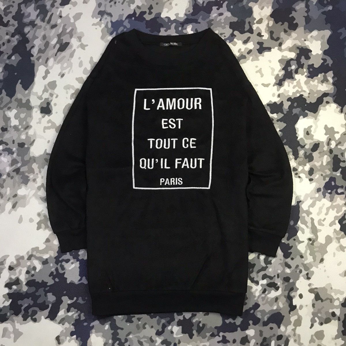 Cecil Mcbee Paris Velvet Fleece Crewneck
