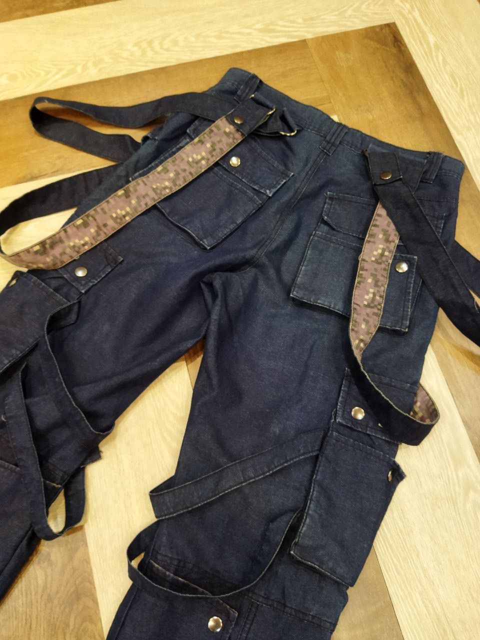 Japanese Brand Rain King Of The Street Bondage Pants Size US 29 - 3 Thumbnail