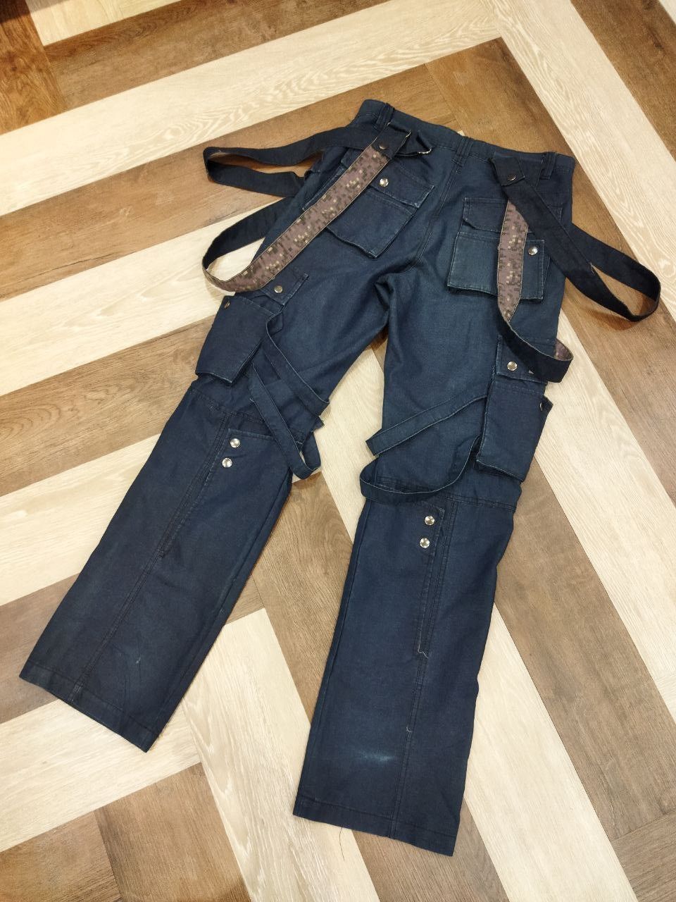 Japanese Brand Rain King Of The Street Bondage Pants Size US 29 - 5 Thumbnail