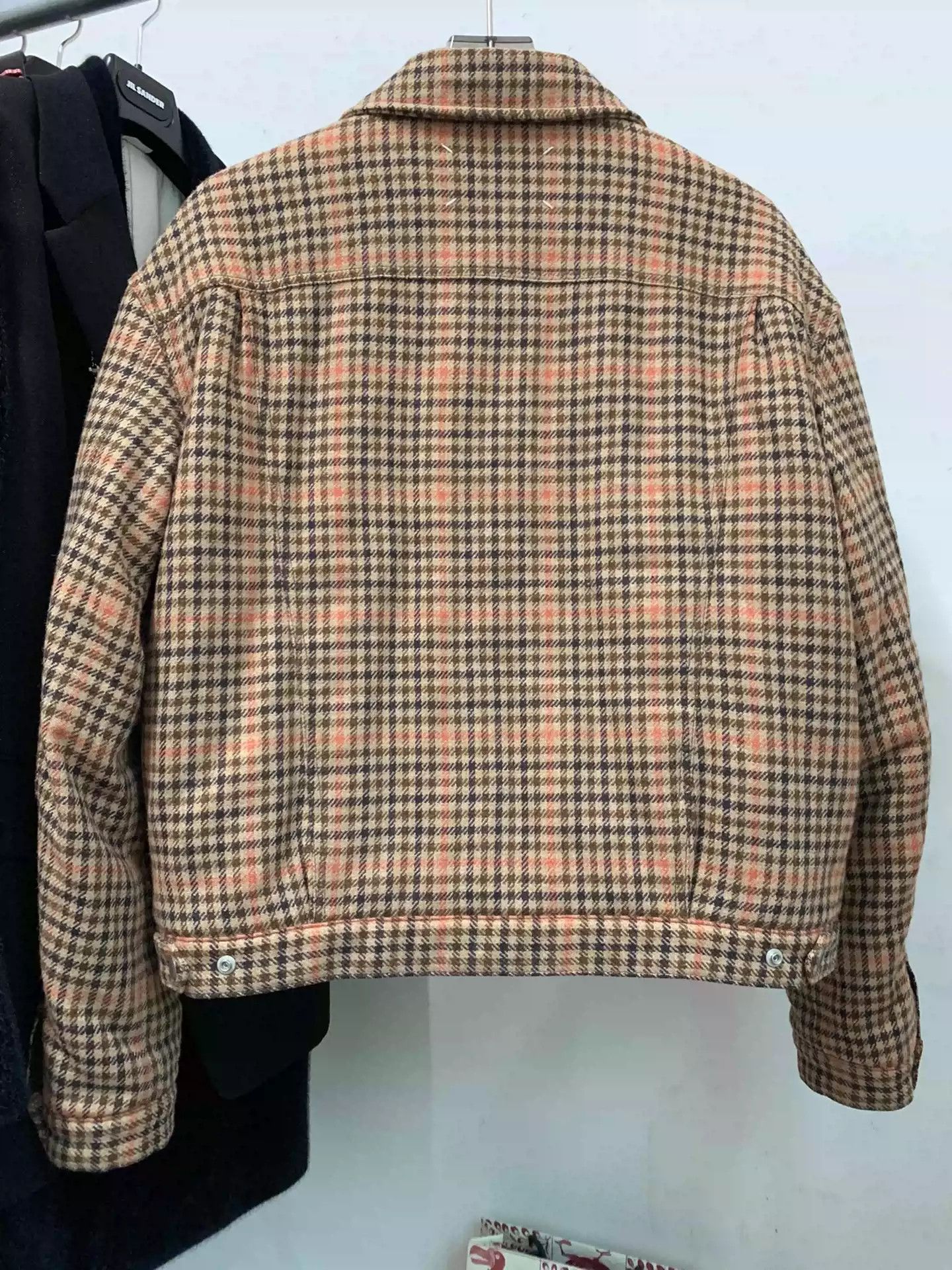 Maison Margiela SS20 MARGIELA HOUNDSTOOTH WOOL COTTON JACKET Size US S / EU 44-46 / 1 - 2 Thumbnail