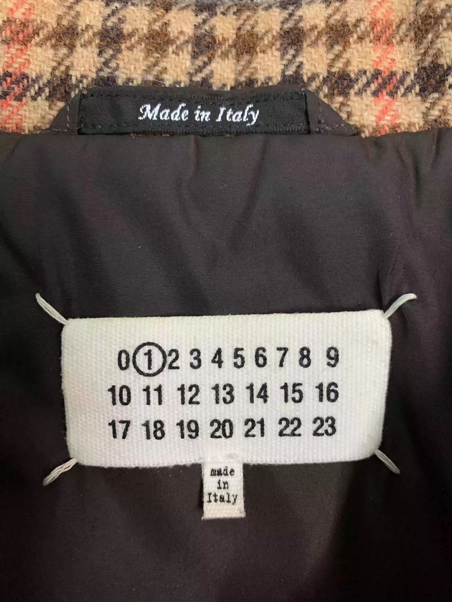 Maison Margiela SS20 MARGIELA HOUNDSTOOTH WOOL COTTON JACKET Size US S / EU 44-46 / 1 - 5 Thumbnail