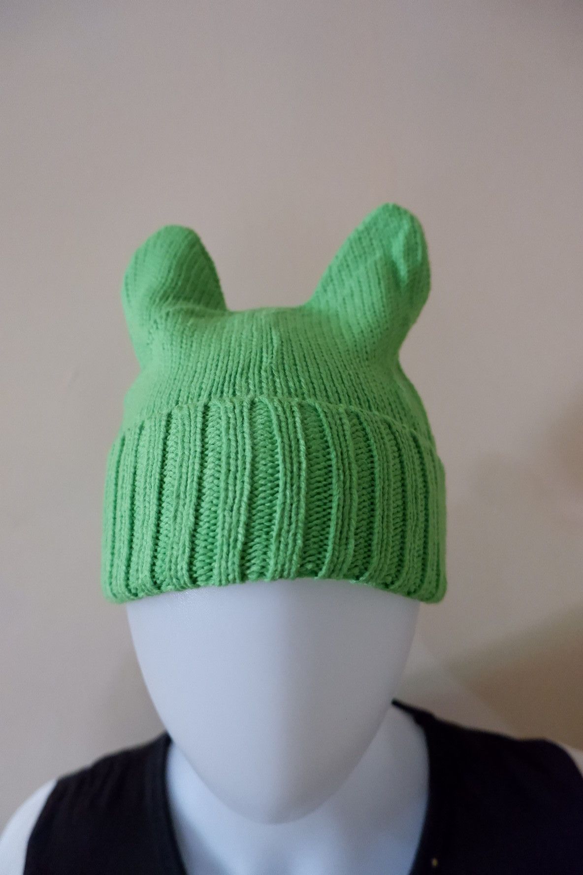 Japanese Brand Vintage ear cat beanie Size ONE SIZE - 2 Thumbnail