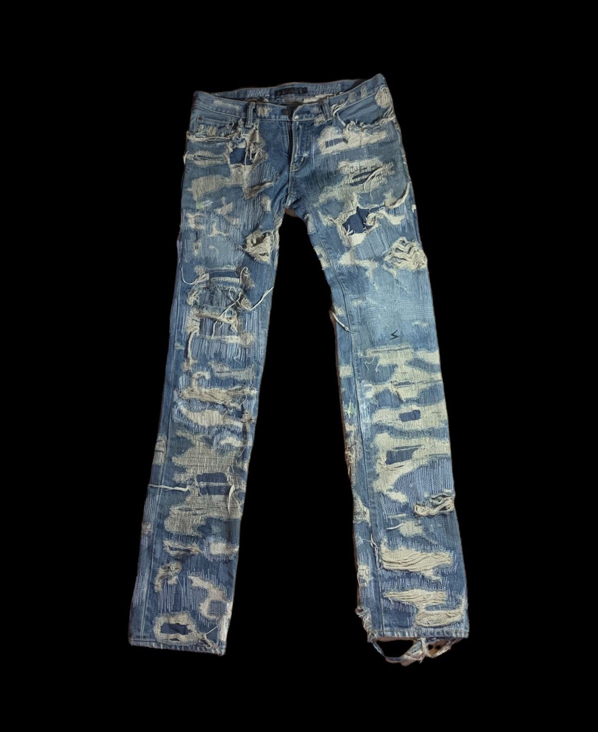 image of A/w2005 Undercover 85 Arts&crafts Denim Size3 in Blue, Men's (Size 31)