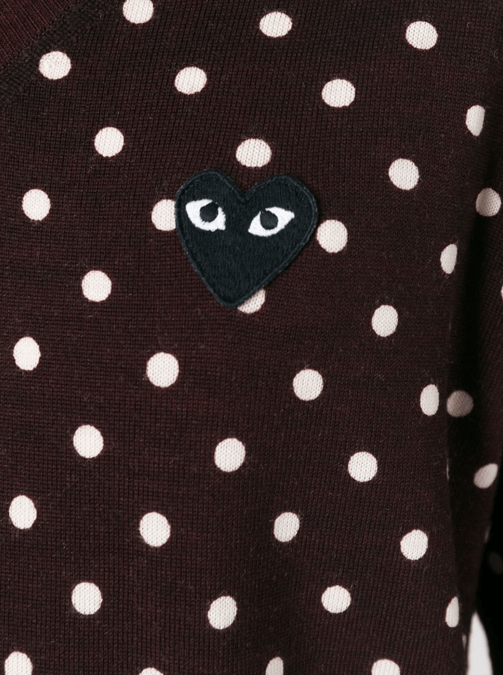 Comme des Garcons PLAY COMME des GARCONS PLAY Polka Dot Wool Sweater Size US L / EU 52-54 / 3 - 4 Thumbnail