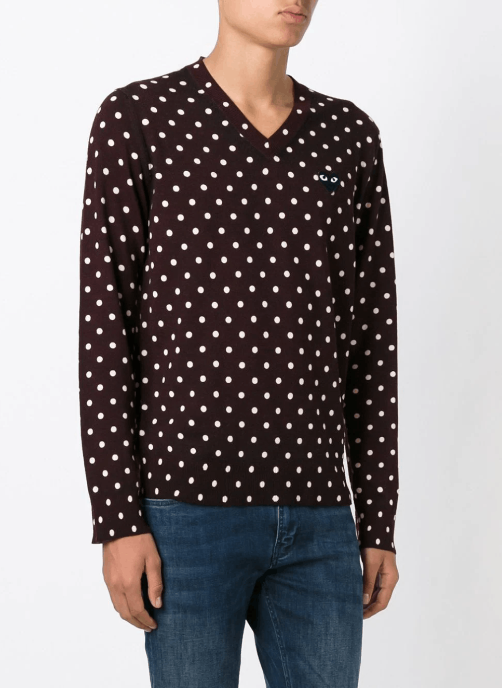Comme des Garcons PLAY COMME des GARCONS PLAY Polka Dot Wool Sweater Size US L / EU 52-54 / 3 - 8 Thumbnail