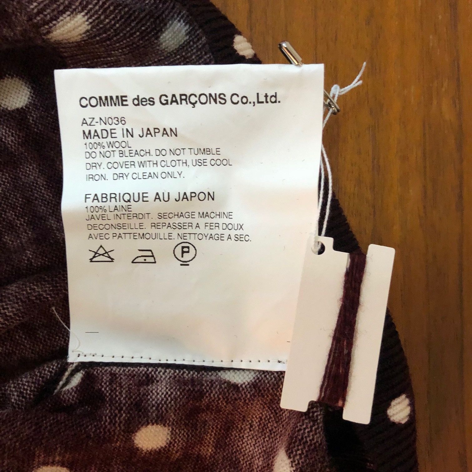 Comme des Garcons PLAY COMME des GARCONS PLAY Polka Dot Wool Sweater Size US L / EU 52-54 / 3 - 5 Thumbnail