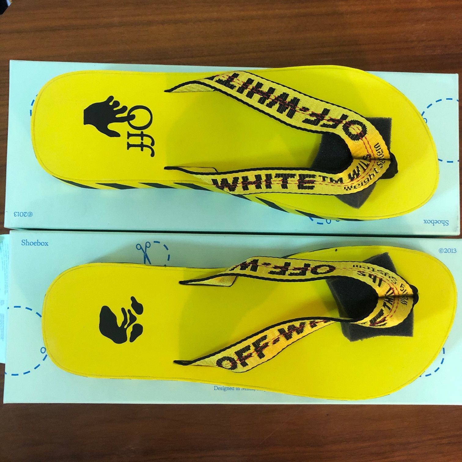 【OFF WHITE】Industrial Logo Platform Flip Off-White Industrial Logo Flip Flops | Saks Fifth Avenue