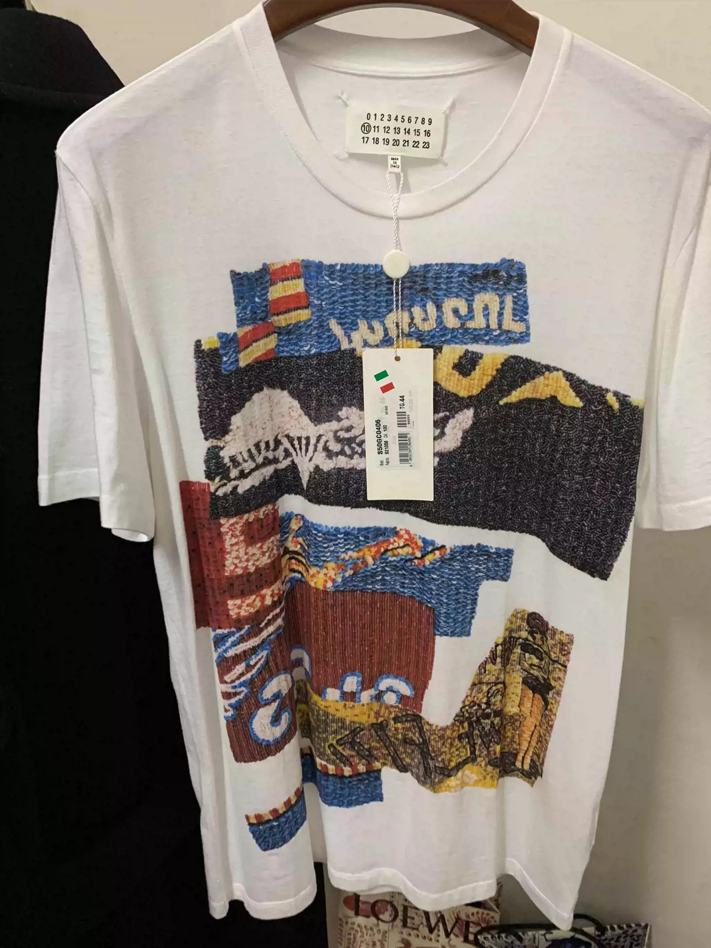 SS 15 SEASON COLLAGE ART SHORT-SLEEVED TOP