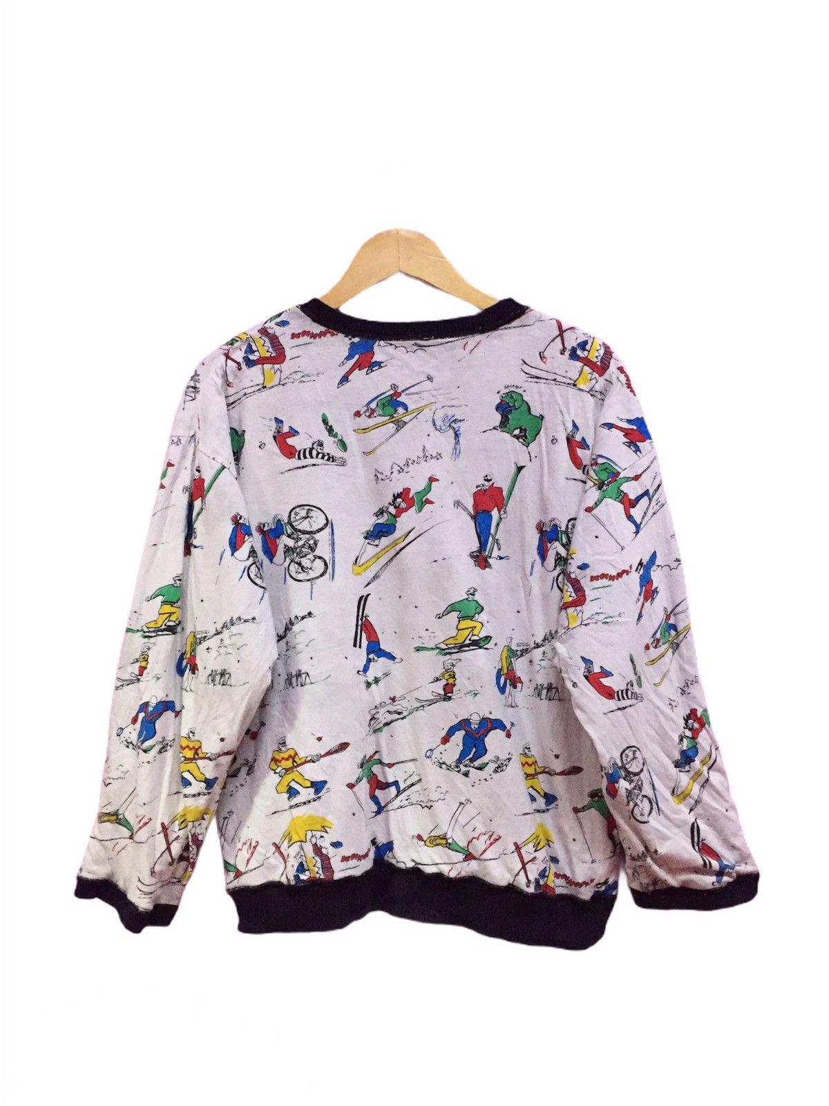 Japanese Brand Pali Pali Club Jet Ski Fullprints Riversable Sweatshirts Size US M / EU 48-50 / 2 - 2 Thumbnail