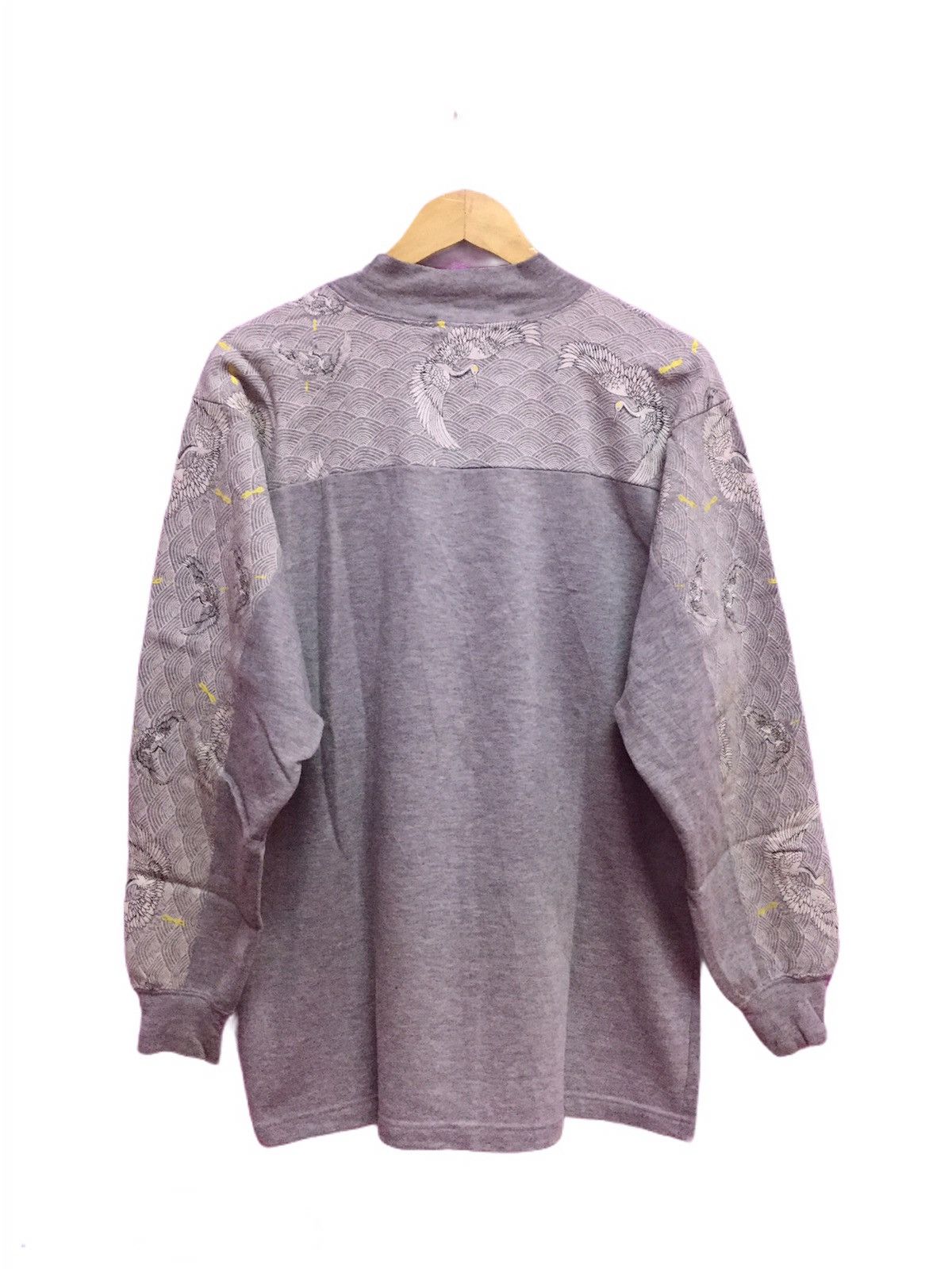 Japanese Brand Sukajan Birds Pocket Japanese Sweatshirts Size LL Size US L / EU 52-54 / 3 - 2 Thumbnail
