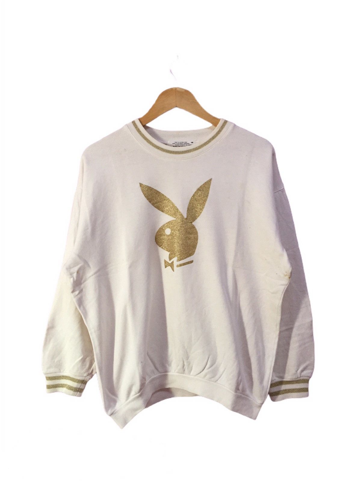 Playboy Vintage 90s Playboy Sweatshirts Size M Size US M / EU 48-50 / 2 - 1 Thumbnail