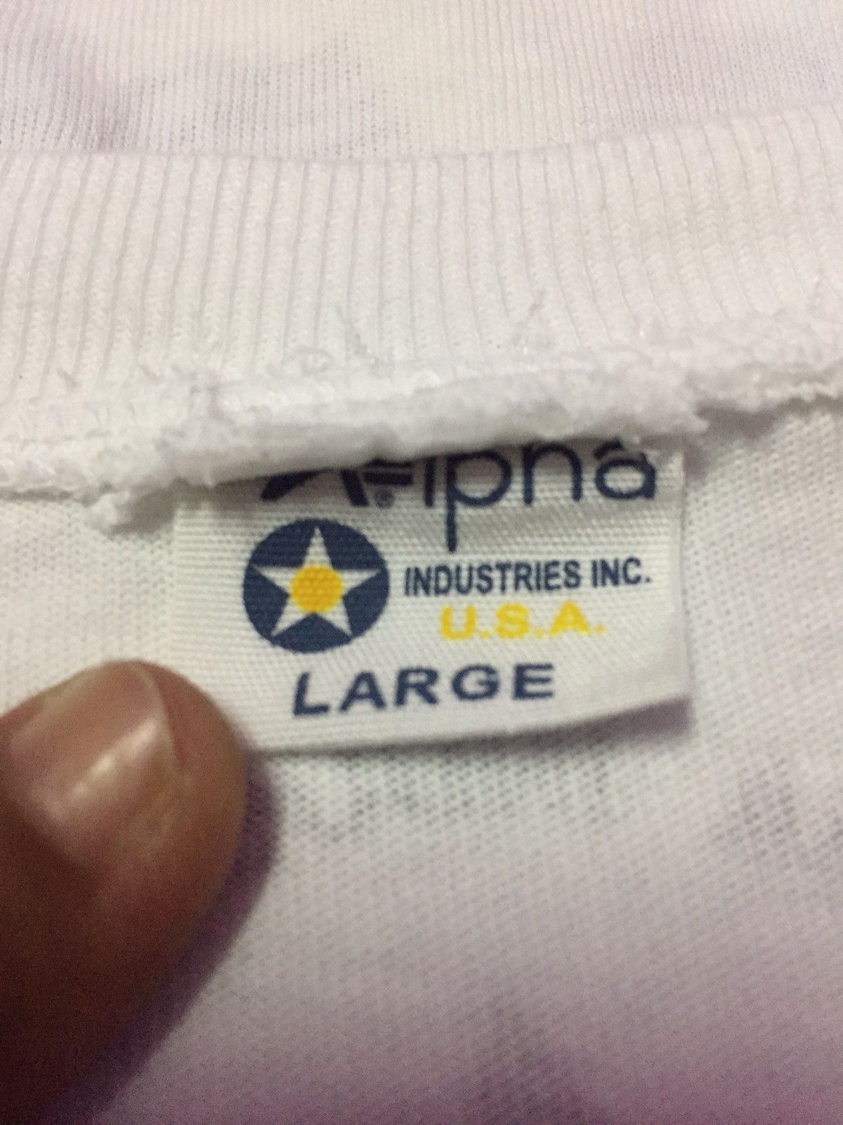 Alpha Industries US Air Force Alpha Industries Tee Size Large Size US L / EU 52-54 / 3 - 3 Thumbnail
