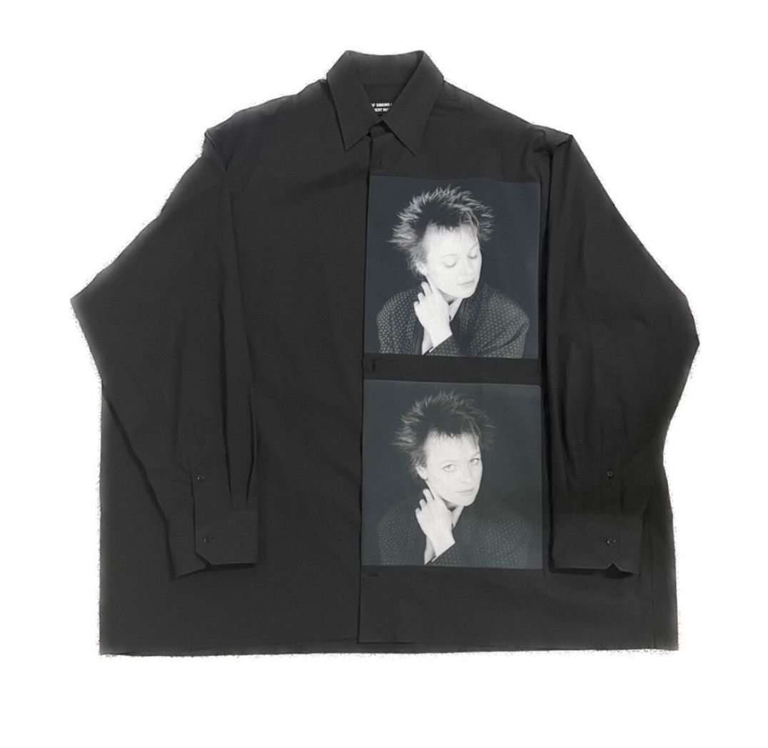 ラフシモンズ17SS Oversized 2 Pockets Shirts