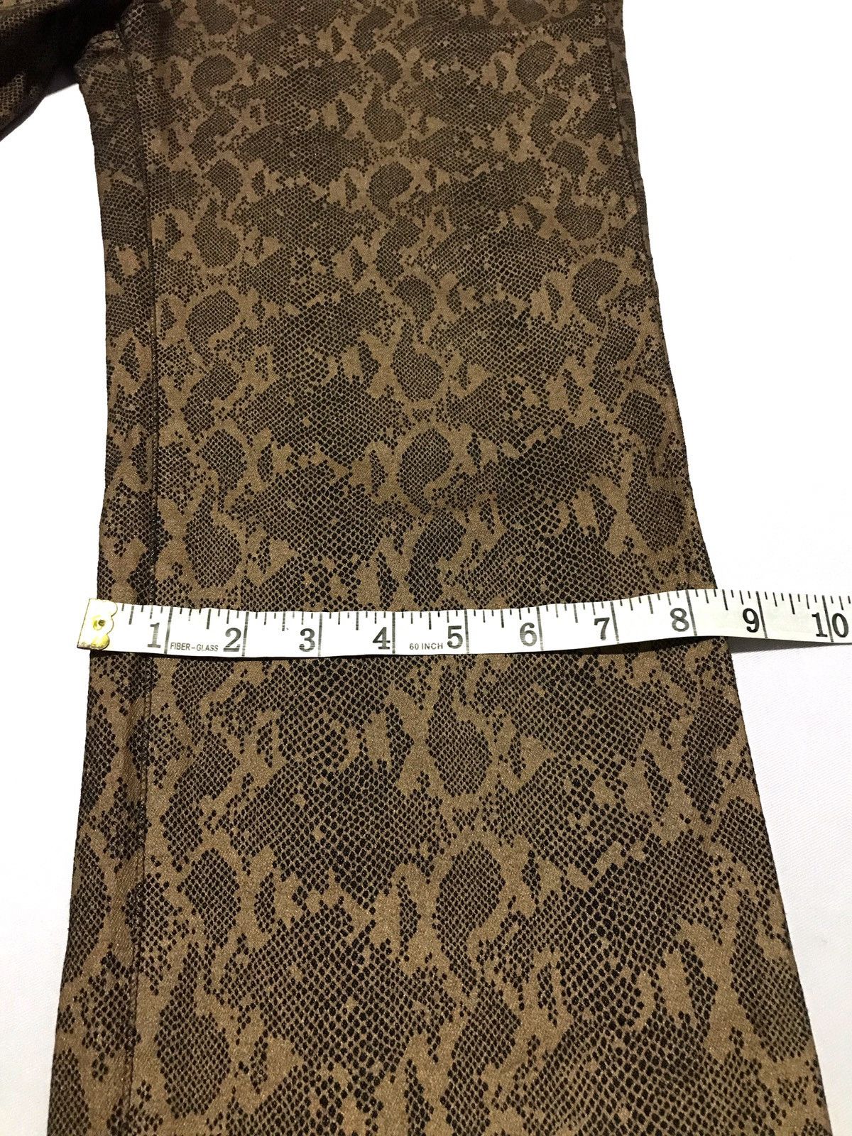 If Six Was Nine × Japanese Brand Bison Brand Printed Snake Skin jeans Size US 30 / EU 46 - 14 Thumbnail