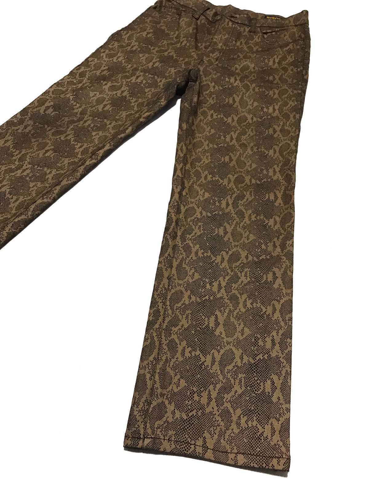 If Six Was Nine × Japanese Brand Bison Brand Printed Snake Skin jeans Size US 30 / EU 46 - 3 Thumbnail