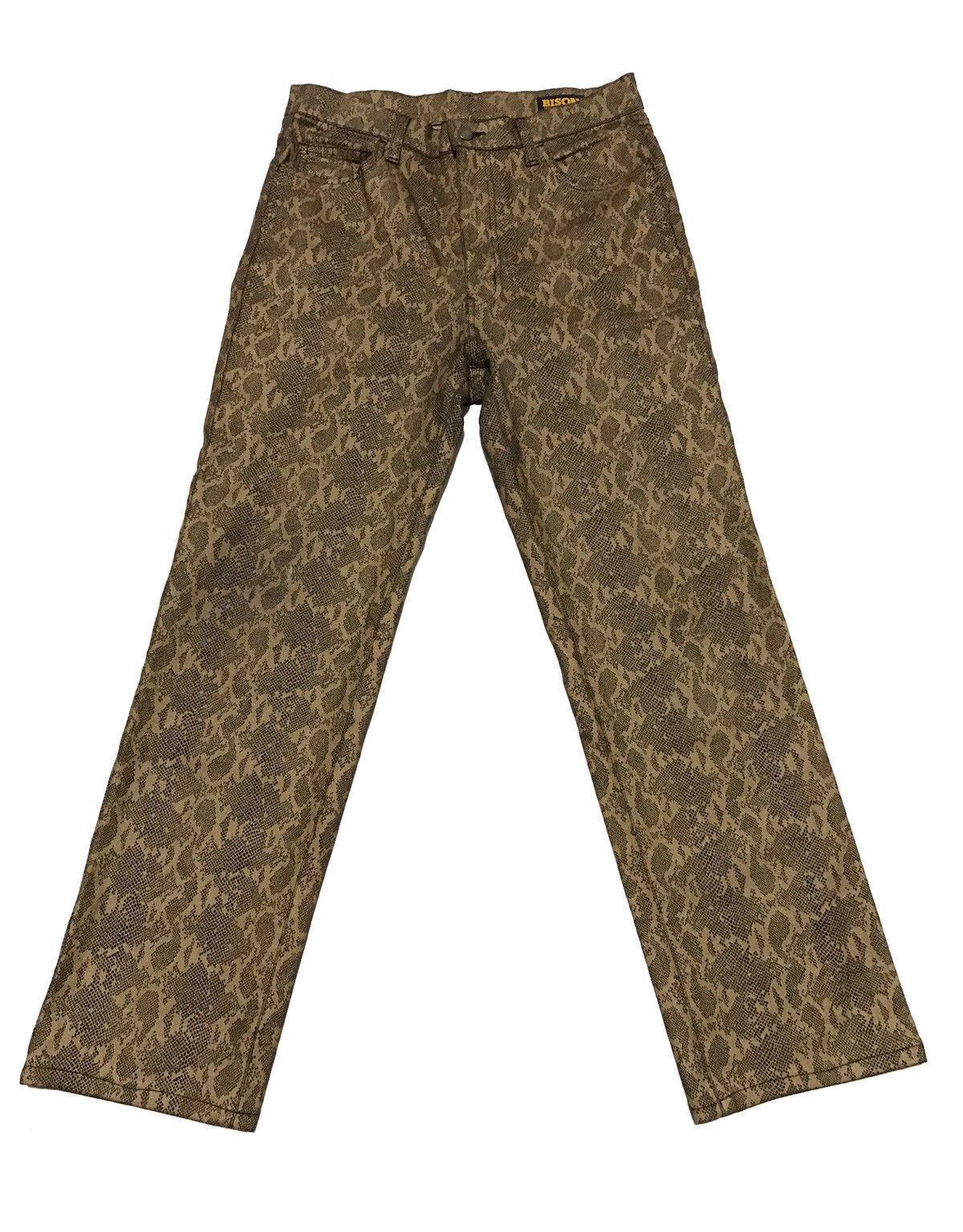 If Six Was Nine × Japanese Brand Bison Brand Printed Snake Skin jeans Size US 30 / EU 46 - 1 Thumbnail