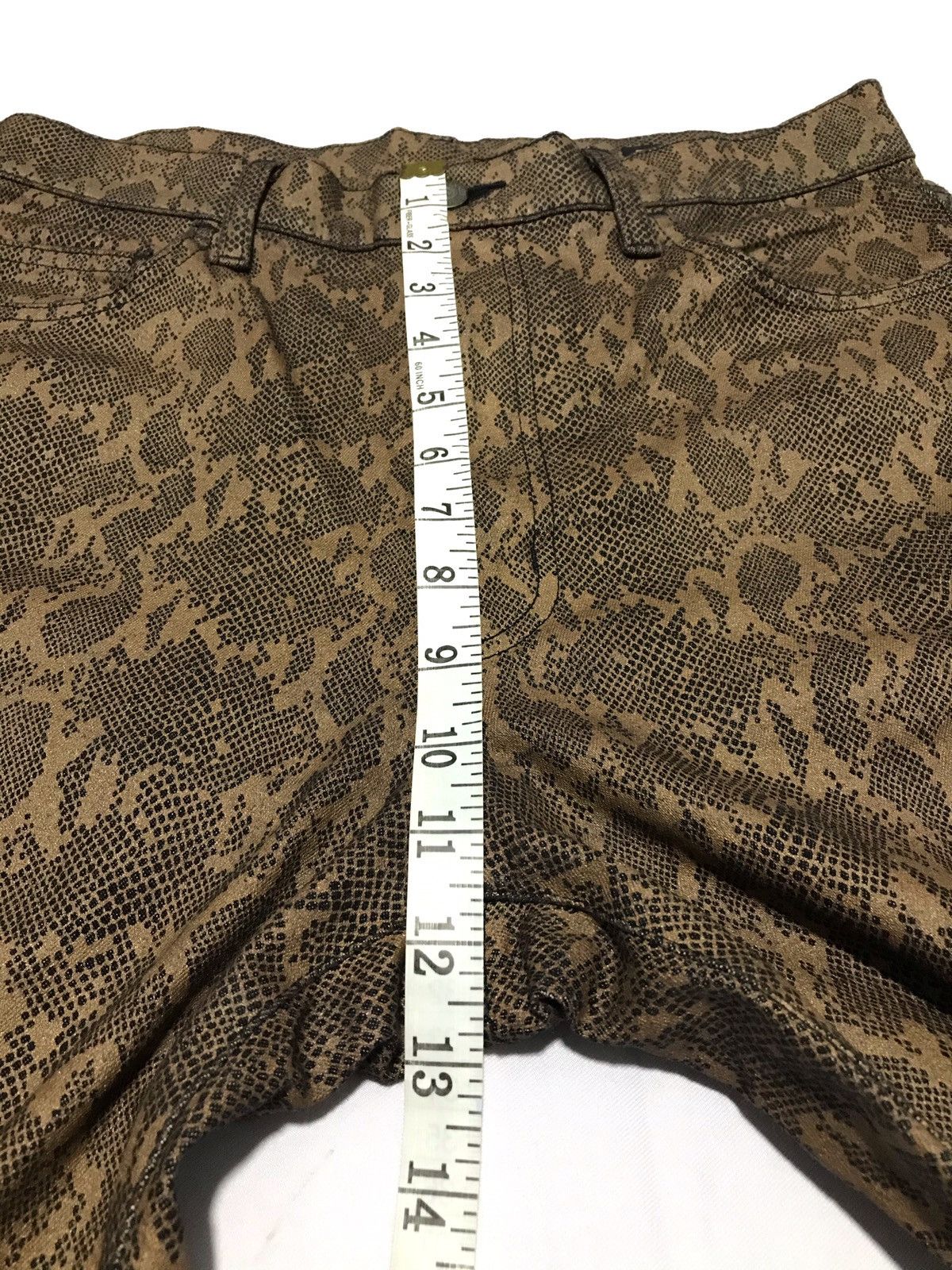 If Six Was Nine × Japanese Brand Bison Brand Printed Snake Skin jeans Size US 30 / EU 46 - 16 Thumbnail