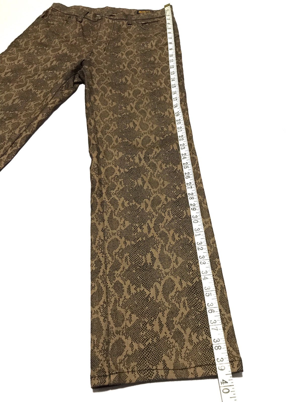 If Six Was Nine × Japanese Brand Bison Brand Printed Snake Skin jeans Size US 30 / EU 46 - 11 Thumbnail
