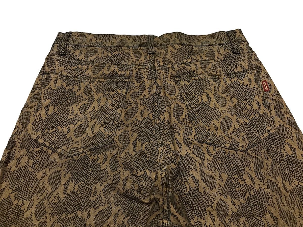 If Six Was Nine × Japanese Brand Bison Brand Printed Snake Skin jeans Size US 30 / EU 46 - 6 Thumbnail