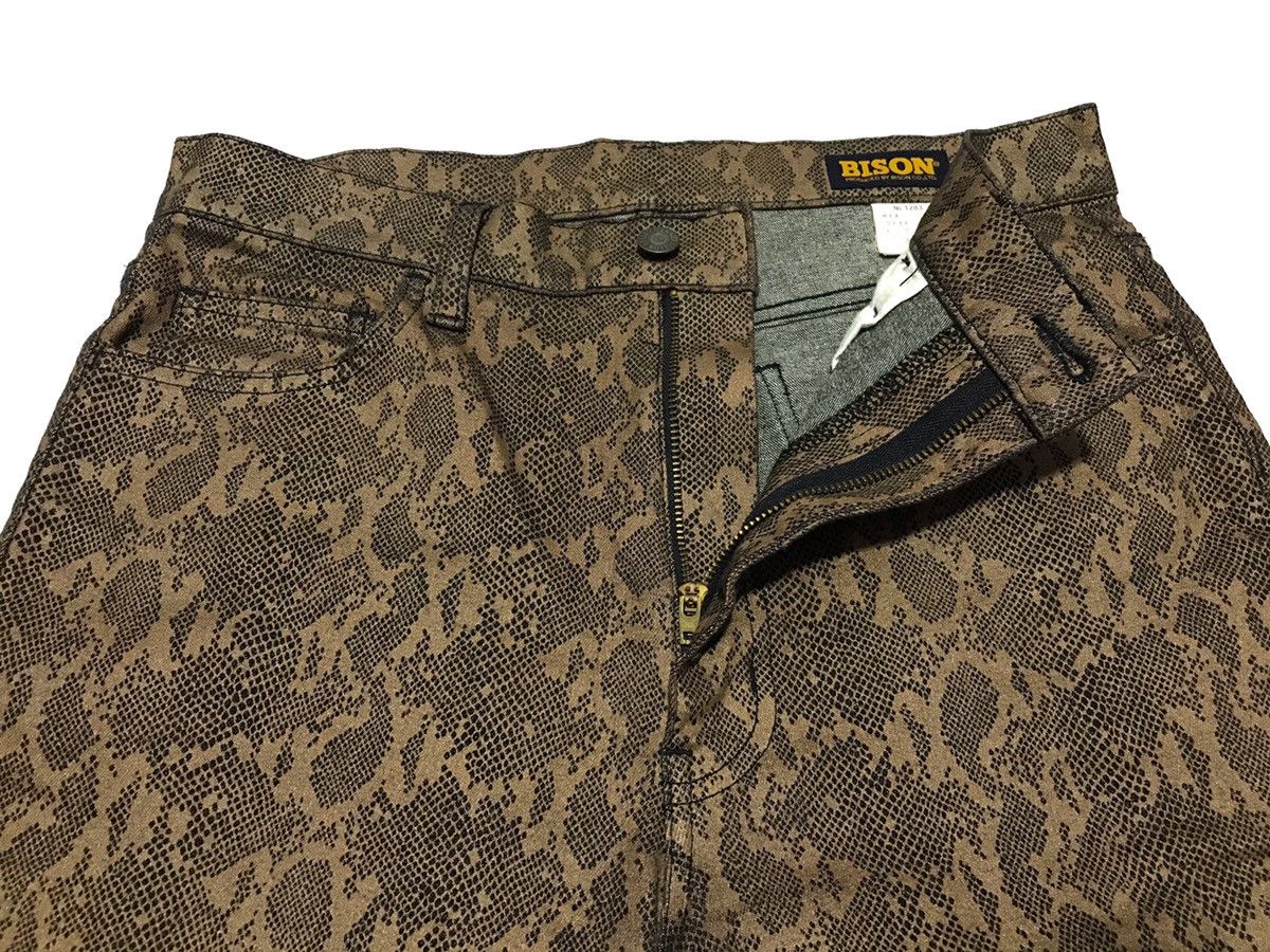 If Six Was Nine × Japanese Brand Bison Brand Printed Snake Skin jeans Size US 30 / EU 46 - 5 Thumbnail
