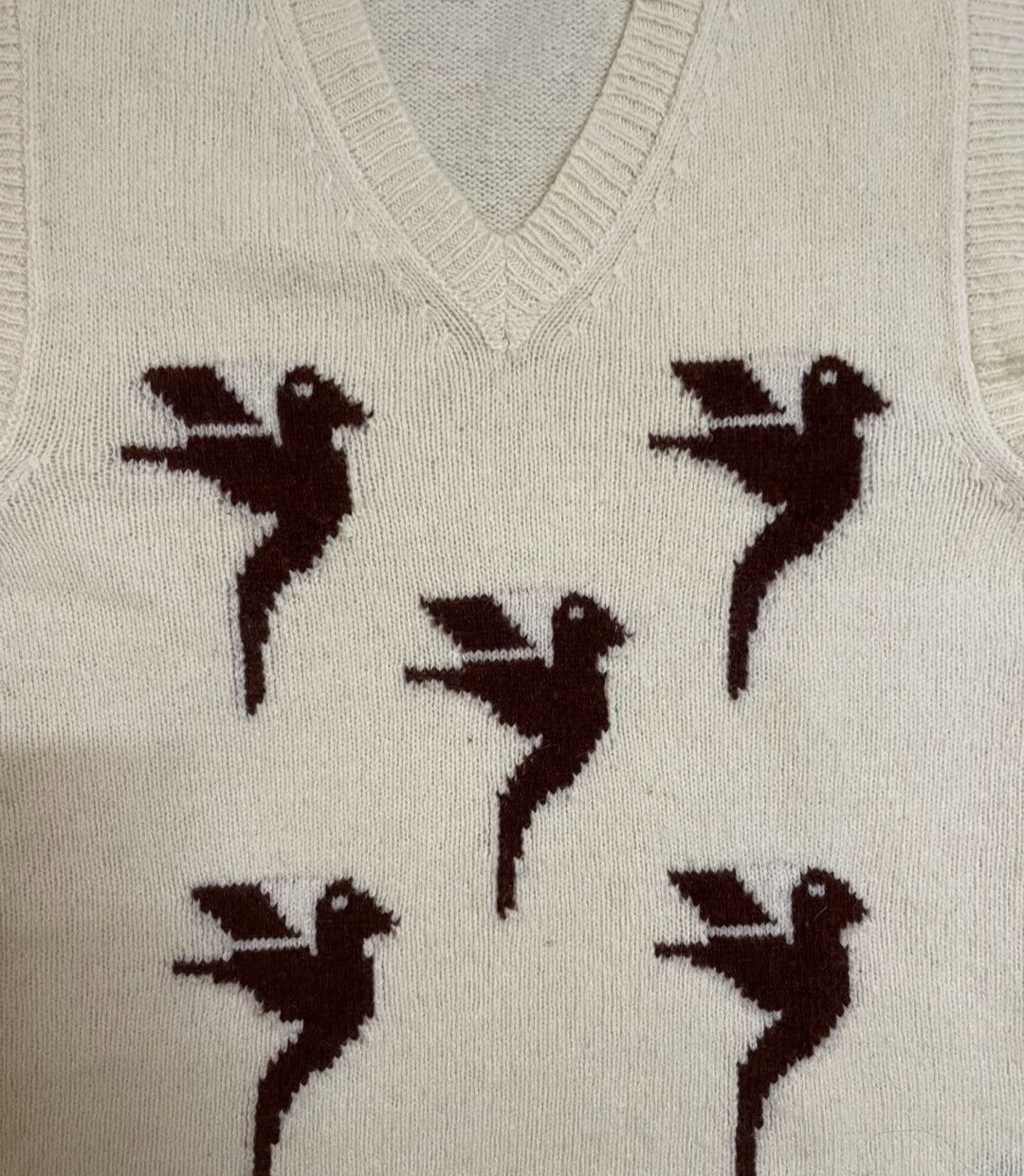 Raf Simons Raf Simons Sleeveless Dove Sweater Size US S / EU 44-46 / 1 - 3 Thumbnail