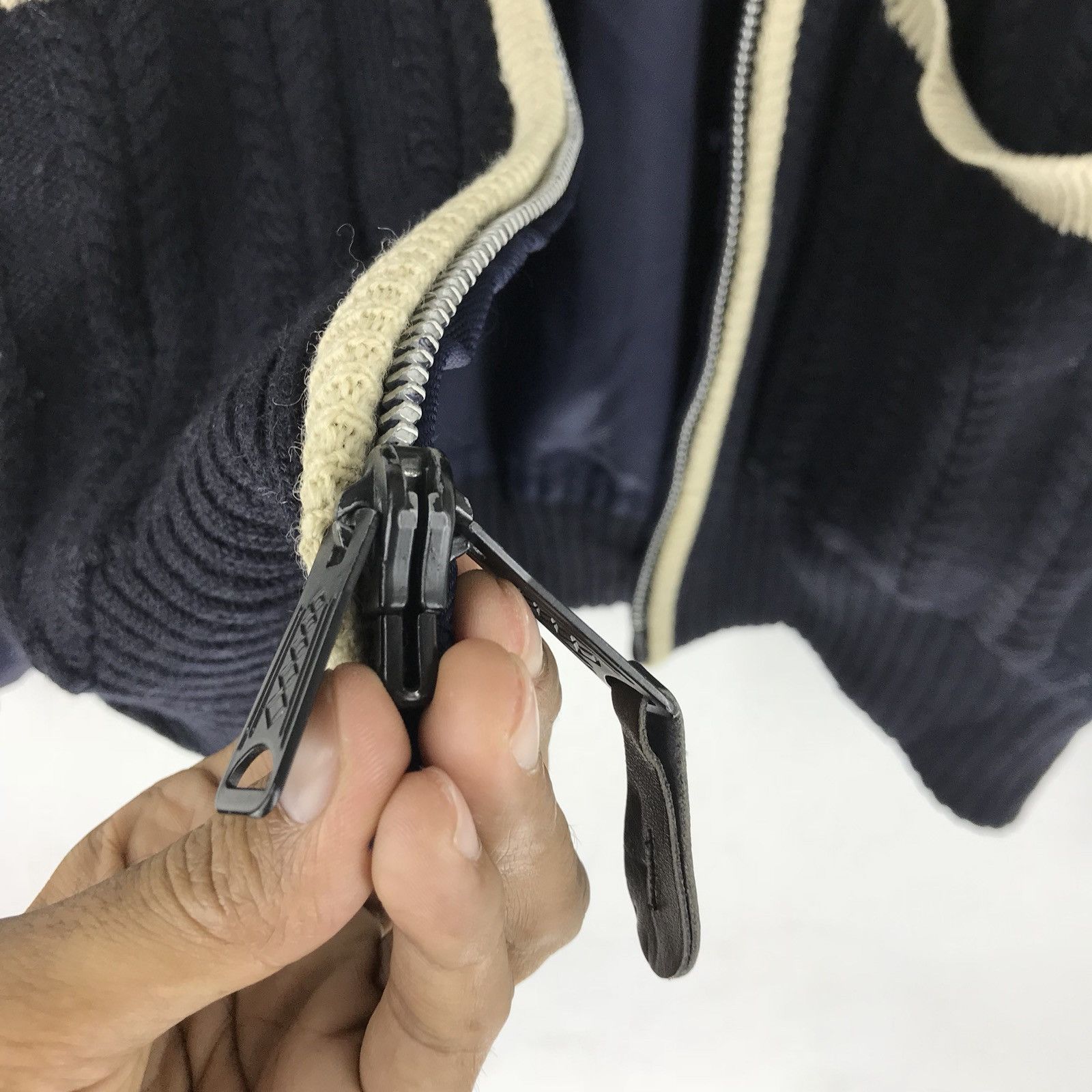 Japanese Brand × Nicole Farhi 🔥Nicole Club For Men Reversible Bomber Jacket Embroidery Size US M / EU 48-50 / 2 - 12 Thumbnail